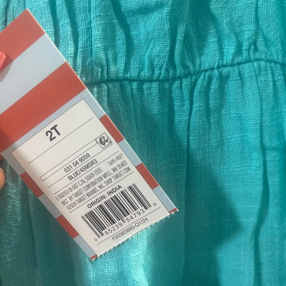 Kids Teal Summer Dress Cat And Jack Size 2T